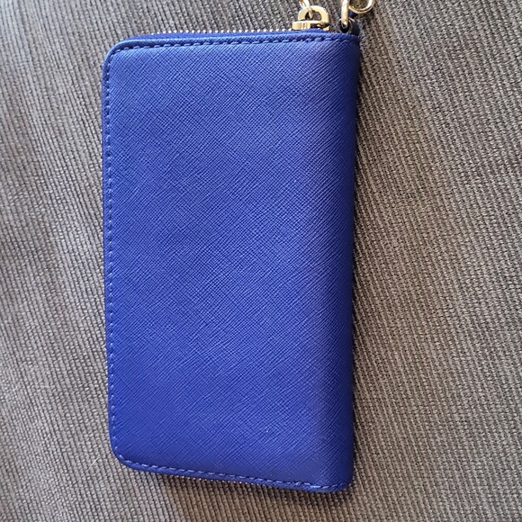 MICHAEL KORS ROYAL BLUE WALLET NWOT - Picture 3 of 4